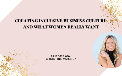 Creating Inclusive Business Culture and What Women Really Want | Christine Wzorek