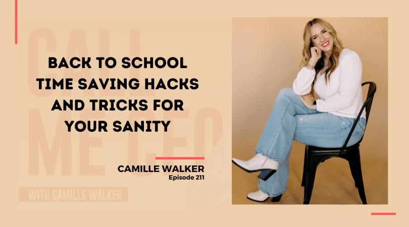 211: Back to School TIME-SAVING Hacks and Tricks for Your Sanity